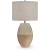 image:imageSignature Design by Ashley Linas 28 Farmhouse Table Lamp Cream Beige