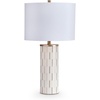 image:imageSignature Design by Ashley Modern Table Lamp 3Way White and Gold