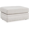 image:imageSignature Design by Ashley Pitkin Oversized Accent Ottoman No Assembly Required Chenille Upholstered Contemporary Living Room Furniture Slate Gray 36 x 36Chalk