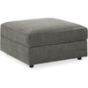 image:imageSignature Design by Ashley Pitkin Oversized Accent Ottoman No Assembly Required Chenille Upholstered Contemporary Living Room Furniture Slate Gray 36 x 36Putty
