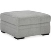 image:imageSignature Design by Ashley Square Ottoman with Storage and Cup Holders