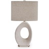 image:imageSignature Design by Ashley Table Lamp Contemporary Cream Gold Base
