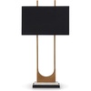 image:imageSignature Design by Ashley Table Lamp Tall Modern Marble Black and BrassBrass Finish