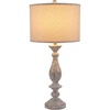 image:imageSignature Design by Ashley Table Lamps Set of 2 Tall Farmhouse Whitewash16W x 16D x 33H