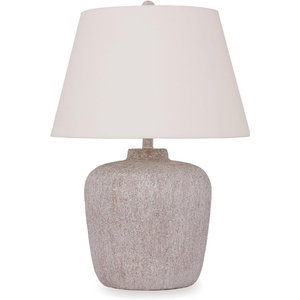 image:imageSignature Design by Ashley 1Piece Table Lamp Rustic Industrial White