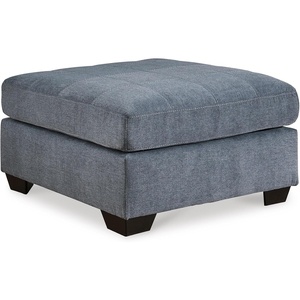 image:imageSignature Design by Ashley 36in Oversized Square Ottoman GrayBlue