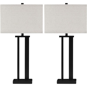 image:imageSignature Design by Ashley Aniela Table Lamp Set of 2 30 in SilverBronze