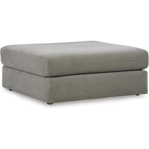 image:imageSignature Design by Ashley Avaliyah Contemporary Square Upholstered Oversized Accent Ottoman with Nonskid Legs Light Gray