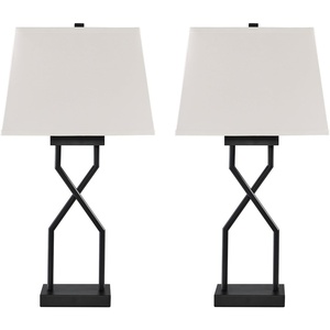 image:imageSignature Design by Ashley Brookthrone Table Lamp Set of 2 with USBC