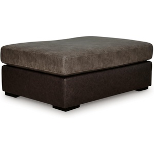 image:imageSignature Design by Ashley Helson Faux Leather Oversized Accent Ottoman