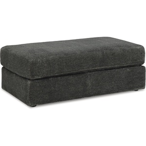 image:imageSignature Design by Ashley Karinne Contemporary Upholstered Oversized Accent Ottoman with NonSkid Legs WhiteBlack