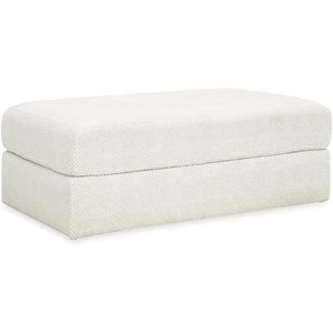 image:imageSignature Design by Ashley Karinne Contemporary Upholstered Oversized Accent Ottoman with NonSkid Legs WhiteWhite