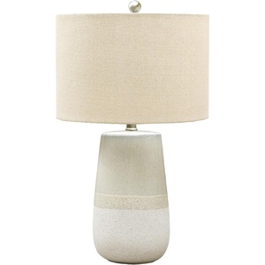 image:imageSignature Design by Ashley Kerbert Terracotta Table Lamp Distressed BlackBeigeWhite