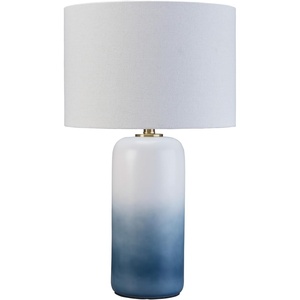 image:imageSignature Design by Ashley Kerbert Terracotta Table Lamp Distressed BlackWhiteTeal