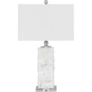image:imageSignature Design by Ashley Malise Table Lamp 27 White Alabaster amp AcrylicContemporary