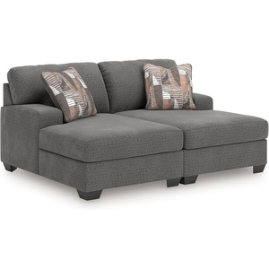 image:imageSignature Design by Ashley Oversized Accent Ottoman Square Gray RevennaDark Gray
