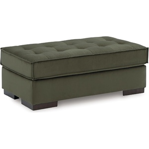 image:imageSignature Design by Ashley Oversized Tufted Velvet Ottoman Olive Green