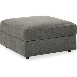 image:imageSignature Design by Ashley Pitkin Oversized Accent Ottoman No Assembly Required Chenille Upholstered Contemporary Living Room Furniture Slate Gray 36 x 36Putty