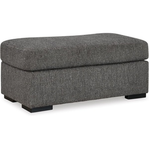 image:imageSignature Design by Ashley Stairatt Gray Rectangular Upholstered OttomanGrey
