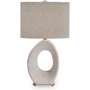 image:imageSignature Design by Ashley Table Lamp Contemporary Cream Gold Base