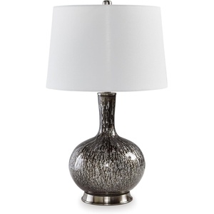 image:imageSignature Design by Ashley Table Lamp Traditional Black Glass