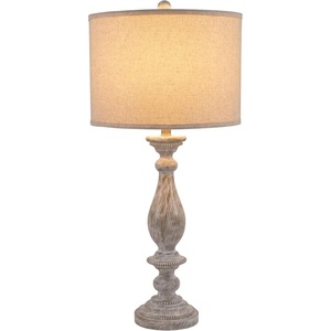 image:imageSignature Design by Ashley Table Lamps Set of 2 Tall Farmhouse Whitewash16W x 16D x 33H