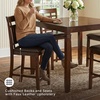 image:imageSignature Design by Ashley 5Piece Square Counter Height Dining Set GrayBrown