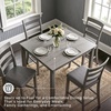 image:imageSignature Design by Ashley 5Piece Square Counter Height Dining Set GrayGrey