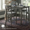 image:imageSignature Design by Ashley 5Piece Square Counter Height Dining Set GrayGrey