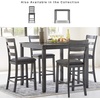 image:imageSignature Design by Ashley 5Piece Square Counter Height Dining Set GrayGrey