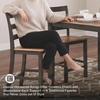 image:imageSignature Design by Ashley 5Piece Square Counter Height Dining Set GrayLight Brown  Dark Brown