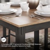 image:imageSignature Design by Ashley 5Piece Square Counter Height Dining Set GrayLight Brown  Dark Brown