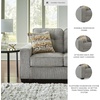 image:imageSignature Design by Ashley 63 in Gray Chenille Loveseat No AssemblyIron