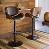 image:imageSignature Design by Ashley Adjustable Height Swivel Bar Stool Dark Brown