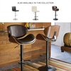 image:imageSignature Design by Ashley Adjustable Height Swivel Bar Stool Dark Brown