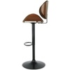 image:imageSignature Design by Ashley Adjustable Height Swivel Bar Stool Dark Brown