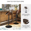 image:imageSignature Design by Ashley Adjustable Height Swivel Bar Stool Dark Brown