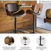image:imageSignature Design by Ashley Adjustable Height Swivel Bar Stool Dark Brown