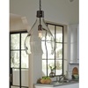 image:imageSignature Design by Ashley Avalbane Contemporary 2025 Glass Pendant Light Clear amp GrayTeardrop