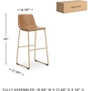 image:imageSignature Design by Ashley Bar Height Bar Stool Set of 2 ToastGold