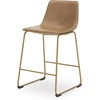 image:imageSignature Design by Ashley Bar Height Bar Stool Set of 2 ToastGold
