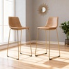 image:imageSignature Design by Ashley Bar Height Bar Stool Set of 2 ToastGold