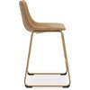 image:imageSignature Design by Ashley Bar Height Bar Stool Set of 2 ToastGold