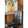 image:imageSignature Design by Ashley Bellatier Adjustable Swivel Bar Stools Set of 2Black