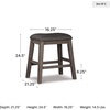 image:imageSignature Design by Ashley Bolanburg Counter Height Bar Stools Set of 2Grey