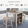 image:imageSignature Design by Ashley Bolanburg Counter Height Bar Stools Set of 2Light Brown  White