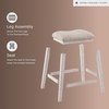 image:imageSignature Design by Ashley Bolanburg Counter Height Bar Stools Set of 2Light Brown  White