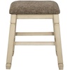 image:imageSignature Design by Ashley Bolanburg Counter Height Bar Stools Set of 2White  Gray