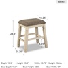 image:imageSignature Design by Ashley Bolanburg Counter Height Bar Stools Set of 2White  Gray