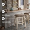 image:imageSignature Design by Ashley Bolanburg Counter Height Bar Stools Set of 2White  Gray